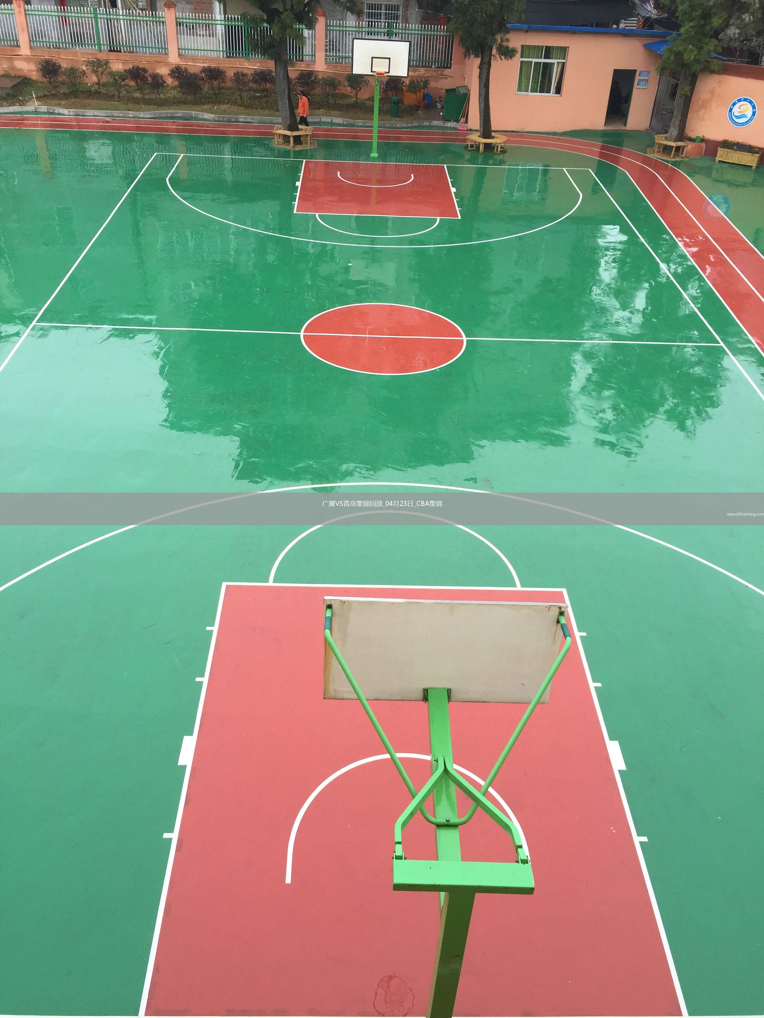 04月23日CBA季后賽1/4決賽G5廣廈-青島精彩鏡頭