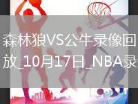 2025年10月17日NBA季前賽森林狼vs公牛
